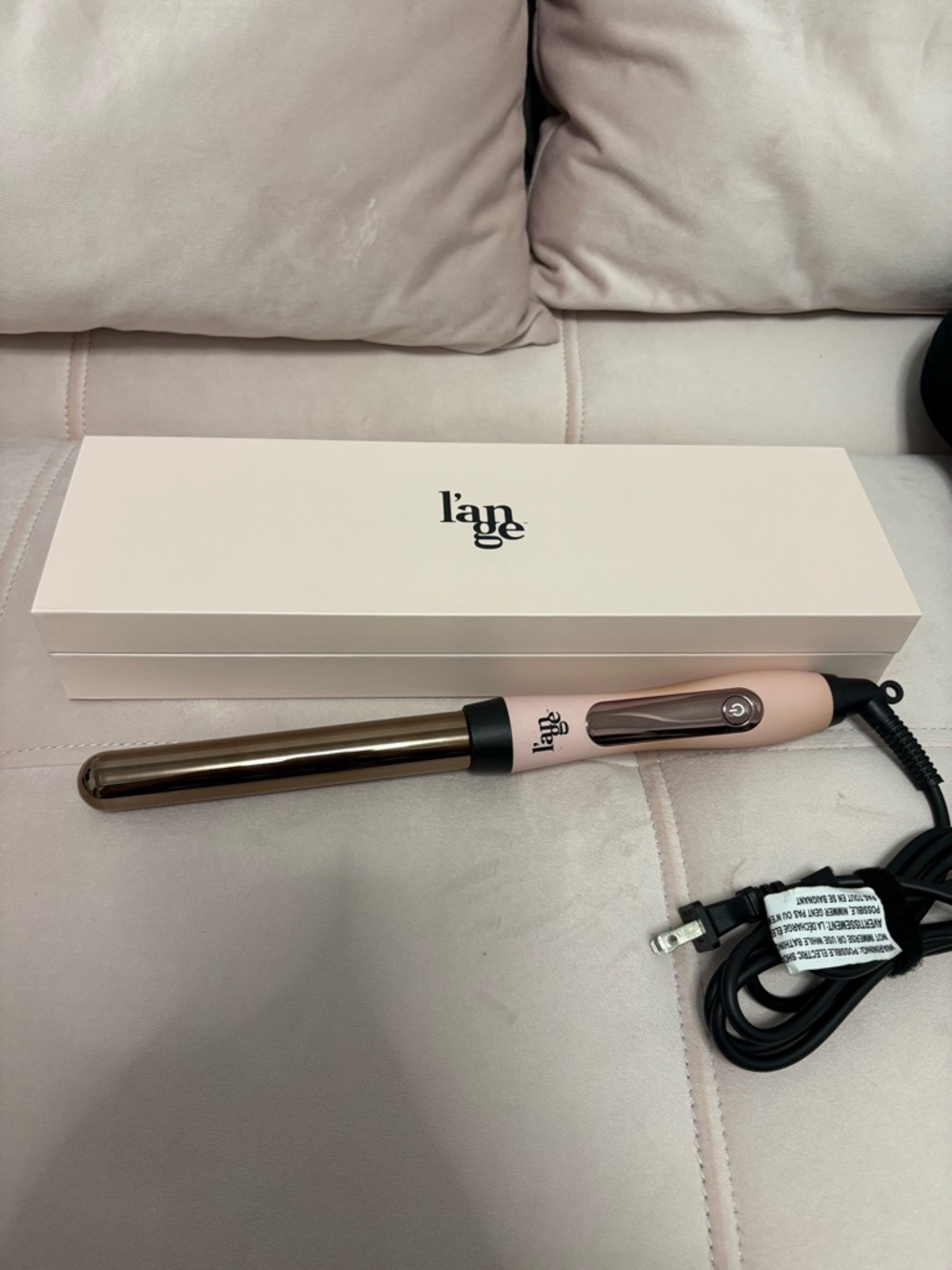 Lot of 2 Lange Pink Ceramic Curling Wand 
25mm and 32mm